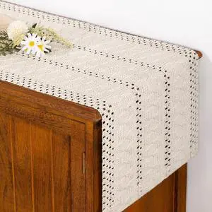 Boho Table Runner Fall Farmhouse Rustic Dining Dresser Scarf Home Decor | Kitchen Centerpiece Small Macrame Woven Cotton Linen Coffee Table Runner Holiday Birthday Party Decorations 48in Beige Boho Table Runner Fall Farmhouse Rustic Dining Dresser Scarf Home Decor | Kitchen Centerpiece Small Macrame Woven Cotton Linen Coffee Table Runner Holiday Birthday Party Decorations 48in Beige