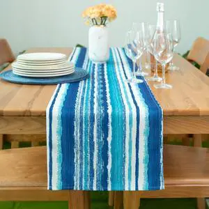 YiHomer Indoor Outdoor Tabletop for Spring Summer Decorations, Picnics and Dinner Parties - Stain and Water Resistant, Crayon Art (Ocean), Table Runner, 14 x 72 YiHomer Indoor Outdoor Tabletop for Spring Summer Decorations, Picnics and Dinner Parties - Stain and Water Resistant, Crayon Art (Ocean), Table Runner, 14 x 72