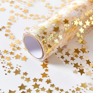 YATOJUZI 16 Ft Gold Table Runner Birthday Party Table Decorations | Golden Star Sheer Chiffon Tulle Table Runners, Glitter Metallic Gold Foil Centerpiece for Welcome Home Party Decor YATOJUZI 16 Ft Gold Table Runner Birthday Party Table Decorations | Golden Star Sheer Chiffon Tulle Table Runners, Glitter Metallic Gold Foil Centerpiece for Welcome Home Party Decor