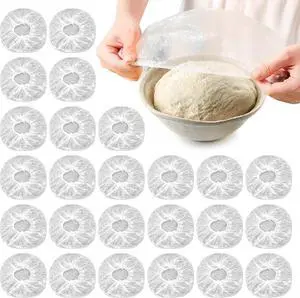 120PCS Reusable Bowl Covers for Bread Proofing, Elastic Plastic Covers for Sourdough Rising and Baking Supplies, Stretchable Wrap for Storage Containers 120PCS Reusable Bowl Covers for Bread Proofing, Elastic Plastic Covers for Sourdough Rising and Baking Supplies, Stretchable Wrap for Storage Containers