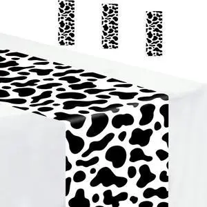 3 PCS Cow Print Table Runner 14 x 108 Plastic Table Runner for Cow Theme Party Birthday Baby Shower Disposable Table Runner 3 PCS Cow Print Table Runner 14 x 108 Plastic Table Runner for Cow Theme Party Birthday Baby Shower Disposable Table Runner