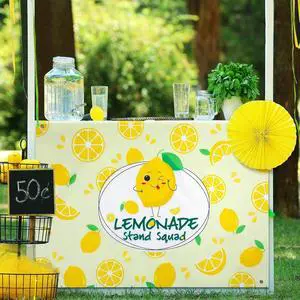 45" x 31" Lemonade Tablecloth for Lemonade Stand Supplies Lemon Table Cover for Kids Lemon Party Supplies Summer Beach Picnic Birthday Party Decorations(Yellow) 45" x 31" Lemonade Tablecloth for Lemonade Stand Supplies Lemon Table Cover for Kids Lemon Party Supplies Summer Beach Picnic Birthday Party Decorations(Yellow)