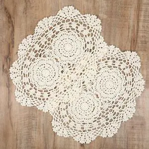Giantree 2 PCS Beige Lace Handmade Crochet Doilies, Oval Lace Table Runner Doilies Knitted Coasters Placemats Floral Cotton Table Scarf Furniture Cloth Cover for Bedrooms Dining Room(13 x 9 inch) Giantree 2 PCS Beige Lace Handmade Crochet Doilies, Oval Lace Table Runner Doilies Knitted Coasters Placemats Floral Cotton Table Scarf Furniture Cloth Cover for Bedrooms Dining Room(13 x 9 inch)