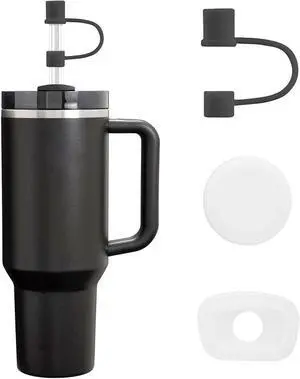 MOLOSLEEVE 1 Pack Straw Toppers for Stanley 30oz|40oz, Black | Leak-proof Plugs, Dust-Proof, Silicone Material, 21 Colors MOLOSLEEVE 1 Pack Straw Toppers for Stanley 30oz|40oz, Black | Leak-proof Plugs, Dust-Proof, Silicone Material, 21 Colors