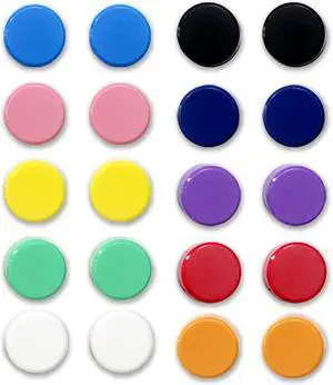 Qualsen Fridge Magnets, 20Pcs Round Refrigerator Magnets for Whiteboard | Cute Colorful Magnet for Fridge, Locker, White Board, Kitchen, Office, Classroom, School and Home, Great for Notes and Photos Qualsen Fridge Magnets, 20Pcs Round Refrigerator Magnets for Whiteboard | Cute Colorful Magnet for Fridge, Locker, White Board, Kitchen, Office, Classroom, School and Home, Great for Notes and Photos