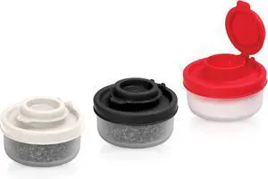 SIGNORAWARE Salt and Pepper Shakers Moisture Proof Mini Salt Shaker to go Camping Picnic Outdoors Kitchen Lunch Boxes Travel Spice Set Clear with colored lids Plastic Airtight Dispenser (Small,3 pack) SIGNORAWARE Salt and Pepper Shakers Moisture Proof Mini Salt Shaker to go Camping Picnic Outdoors Kitchen Lunch Boxes Travel Spice Set Clear with colored lids Plastic Airtight Dispenser (Small,3 pack)