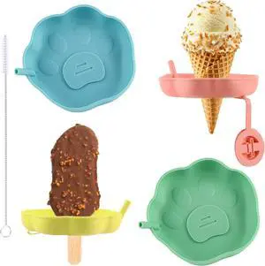 WMKGG Drip-Free Silicone Popsicle Holders for Kids,Ice Pop Stick Holder | 4 PCS,Reusable,with Straw, with 3 Slots Fit Standard,Wide Sized Sticks and Ice Cream Cone Drip Free Catcher WMKGG Drip-Free Silicone Popsicle Holders for Kids,Ice Pop Stick Holder | 4 PCS,Reusable,with Straw, with 3 Slots Fit Standard,Wide Sized Sticks and Ice Cream Cone Drip Free Catcher