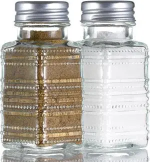 2 Pack Glass Salt and Pepper Shakers Set, Vintage Spice Shakers for Dining Room Table, Kitchen, Restaurant (Beaded Style) 2 Pack Glass Salt and Pepper Shakers Set, Vintage Spice Shakers for Dining Room Table, Kitchen, Restaurant (Beaded Style)