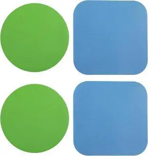 LUTER 4pcs Jar Opener Gripper Pad for Seniors with Weak Hands, Rubber | Multi-function Silicone Bottle Opener Lid Cap Rubber Gripper Pads Kitchen Coasters Gadgets, Light Blue, Green LUTER 4pcs Jar Opener Gripper Pad for Seniors with Weak Hands, Rubber | Multi-function Silicone Bottle Opener Lid Cap Rubber Gripper Pads Kitchen Coasters Gadgets, Light Blue, Green