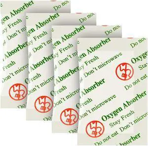 O2frepak 200CC(100Packets) Food Grade Oxygen Absorbers Packets Food Storage | Oxygen Absorbers For Food Storage,With Oxygen Indicator In Vacuum Bag O2frepak 200CC(100Packets) Food Grade Oxygen Absorbers Packets Food Storage | Oxygen Absorbers For Food Storage,With Oxygen Indicator In Vacuum Bag