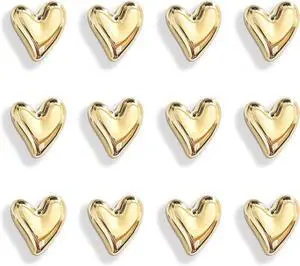 12PCS Refrigerator Magnets Gold Magnets for Fridge 0.83in Small | Love Heart Cute Decorative Magnet Set for Home Kitchen Office Whiteboard Decor 12PCS Refrigerator Magnets Gold Magnets for Fridge 0.83in Small | Love Heart Cute Decorative Magnet Set for Home Kitchen Office Whiteboard Decor
