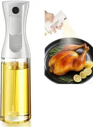 Olive Oil Sprayer for Cooking, 220ml Glass Oil Dispenser | Kitchen Gadgets, Food Grade Premium Spray Bottle, Continuous Spray with Portion Control, for Salad, Frying, BBQ Olive Oil Sprayer for Cooking, 220ml Glass Oil Dispenser | Kitchen Gadgets, Food Grade Premium Spray Bottle, Continuous Spray with Portion Control, for Salad, Frying, BBQ