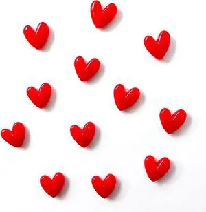 12PCS Love Heart Refrigerator Magnets Cute Magnet for Fridge | 1.07 * 1.07 inch Middle Size Red Color Love Heart Decorative Whiteboard Magnet Set 12PCS Love Heart Refrigerator Magnets Cute Magnet for Fridge | 1.07 * 1.07 inch Middle Size Red Color Love Heart Decorative Whiteboard Magnet Set
