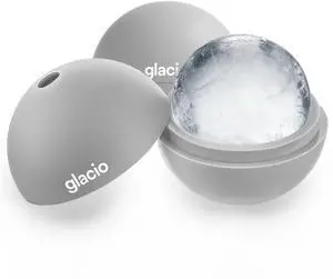 Round Ice Cube Molds, Large Whiskey Ice Ball Maker, Slow Melting | BPA Free Silicone Sphere Mold, Slow Melting Balls for Bourbon Cocktails & Scotch, Perfect for Home Bar Serving Round Ice Cube Molds, Large Whiskey Ice Ball Maker, Slow Melting | BPA Free Silicone Sphere Mold, Slow Melting Balls for Bourbon Cocktails & Scotch, Perfect for Home Bar Serving
