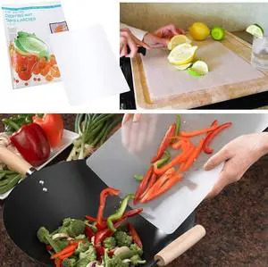 Flexible Plastic Kitchen Cutting Board Mats 12 Inch x 15 Inch (4pack) Flexible Plastic Kitchen Cutting Board Mats 12 Inch x 15 Inch (4pack)