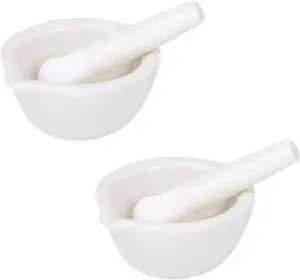2.5inch Pills Crusher, Ceramics Spice Mill Grinder Set, Handheld Seasoning Mills Grinder,Porcelain Mortar And Pestle Tools Set Grinding Bowls, Set Of 2 2.5inch Pills Crusher, Ceramics Spice Mill Grinder Set, Handheld Seasoning Mills Grinder,Porcelain Mortar And Pestle Tools Set Grinding Bowls, Set Of 2