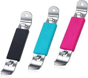 3 Pieces Magnetic Bottle Openers Can Opener Classic Beer Opener Stainless Steel Small Bottle Opener Can Tapper with Magnet for Camping and Traveling HANCELANT (Black Blue Fuchsia) 3 Pieces Magnetic Bottle Openers Can Opener Classic Beer Opener Stainless Steel Small Bottle Opener Can Tapper with Magnet for Camping and Traveling HANCELANT (Black Blue Fuchsia)