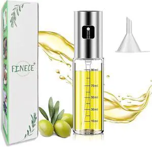 Oil Sprayer for Cooking, 100ml Olive Oil Sprayer Mister for Air Fryers, Oil Spray Bottle, Vinegar Soy Sauce Dispenser, Oil Mister with Stainless Steel Cap, for Baking Roasting Frying Use Oil Sprayer for Cooking, 100ml Olive Oil Sprayer Mister for Air Fryers, Oil Spray Bottle, Vinegar Soy Sauce Dispenser, Oil Mister with Stainless Steel Cap, for Baking Roasting Frying Use