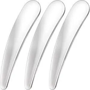 Pndeyo Mini Stainless Steel Makeup Spatula | Reusable, Cosmetic Cream Spatulas Spoon, Skincare Scoop, for Mixing and Sampling Face Eye Cream Pndeyo Mini Stainless Steel Makeup Spatula | Reusable, Cosmetic Cream Spatulas Spoon, Skincare Scoop, for Mixing and Sampling Face Eye Cream