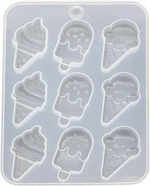 White Cake Mold, Ice Cream Popsicle Cute Food Keychain Pendant Silicone Resin Mold Jewelry ToolsIce Pop MoldsJewelry Boxes and OrganizersJewelry Towers Specialty Tools & Gadgets White Cake Mold, Ice Cream Popsicle Cute Food Keychain Pendant Silicone Resin Mold Jewelry ToolsIce Pop MoldsJewelry Boxes and OrganizersJewelry Towers Specialty Tools & Gadgets