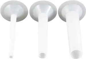 GSHLLO 3 Pcs Plastic Meat Sausage Stuffer Tubes Manual Sausage Maker Filler Tube Sausage Stuffing Making Funnel for Homeuse Cooking GSHLLO 3 Pcs Plastic Meat Sausage Stuffer Tubes Manual Sausage Maker Filler Tube Sausage Stuffing Making Funnel for Homeuse Cooking