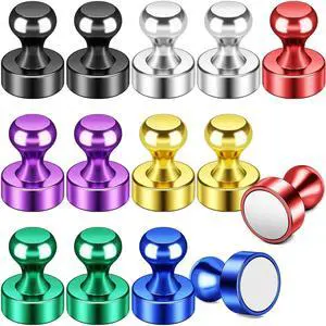 FINDMAG Fridge Magnets, Magnets for Whiteboard, Kitchen, 14 Pack, Colorful | Magnetic Push Pins for Office, Locker and Classroom, Photos and Pictures Display, Accessories Decorative, Easy to Move FINDMAG Fridge Magnets, Magnets for Whiteboard, Kitchen, 14 Pack, Colorful | Magnetic Push Pins for Office, Locker and Classroom, Photos and Pictures Display, Accessories Decorative, Easy to Move