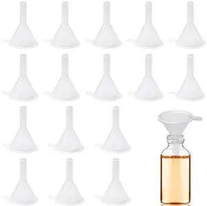 30 Pcs Small Funnel Mini Funnel Clear Plastic Funnels | Fit for Lab Bottles, Essential Oils, Perfumes, Spices, Sand Art, Powder Funnel 30 Pcs Small Funnel Mini Funnel Clear Plastic Funnels | Fit for Lab Bottles, Essential Oils, Perfumes, Spices, Sand Art, Powder Funnel