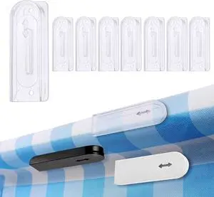 Tablecloth Clips Self-Adhesive Clear Invisible Windproof Table Cover Clamps, Sticky Table Cloth Holder Clips for Outdoor Picnic Tables, Camping Folding Tables, Weddings & Parties (8 Pack) Tablecloth Clips Self-Adhesive Clear Invisible Windproof Table Cover Clamps, Sticky Table Cloth Holder Clips for Outdoor Picnic Tables, Camping Folding Tables, Weddings & Parties (8 Pack)