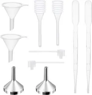 10Pcs Mini Funnels Sets, Aluminium Plastic Small Funnels with Mini Plastic Dropper Pipette Dispenser for Filling Small Bottles, Cosmetics, Crafts, Sand, Essential Oils 10Pcs Mini Funnels Sets, Aluminium Plastic Small Funnels with Mini Plastic Dropper Pipette Dispenser for Filling Small Bottles, Cosmetics, Crafts, Sand, Essential Oils