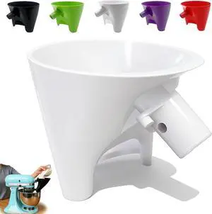 Flour Funnel for Kitchen Aid Mixer, KitchenAid Mixer Funnel Attachment | Kitchen Aid Mixer Accessories and Attachments: Flour Funnel for Stand Mixer, Fits 4.55 Qt Tilt-Head Models Flour Funnel for Kitchen Aid Mixer, KitchenAid Mixer Funnel Attachment | Kitchen Aid Mixer Accessories and Attachments: Flour Funnel for Stand Mixer, Fits 4.55 Qt Tilt-Head Models