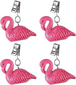 Twofish Home Set of 4 Flamingo Shaped Tablecloth Clamps Flamingo Tablecloth Weights Clips S/4 100% Handicraft Flamingo Tablecloth Weight Clips Pack of 4 Twofish Home Set of 4 Flamingo Shaped Tablecloth Clamps Flamingo Tablecloth Weights Clips S/4 100% Handicraft Flamingo Tablecloth Weight Clips Pack of 4
