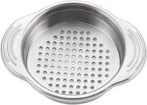 Stainless Steel Canning Colander Food Can Strainer Fruit Can Sieve Colander Kitchen Tool for Tuna Stainless Steel Canning Colander Food Can Strainer Fruit Can Sieve Colander Kitchen Tool for Tuna