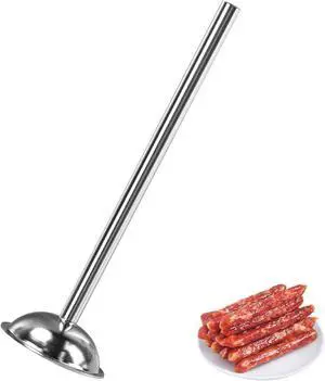 10mm Sausage Stuffer Tube, Stainless Sausage Stuffing Tubes, 10mm Stuffing Horn Compatible with Hakka, Lem and Other Brands Manual/Electric Sausage Stuffer, Universal 53mm Base 10mm Sausage Stuffer Tube, Stainless Sausage Stuffing Tubes, 10mm Stuffing Horn Compatible with Hakka, Lem and Other Brands Manual/Electric Sausage Stuffer, Universal 53mm Base