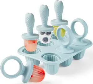 Silicone Baby Popsicle Molds, Toddlers Mini Freezer Pop Molds | BPA-Free, Food-Safe, Easy to Clean, Baby Ice Pop Mold with 6 Reusable Sticks for Fruit Juice, Yogurt, Breastmilk Silicone Baby Popsicle Molds, Toddlers Mini Freezer Pop Molds | BPA-Free, Food-Safe, Easy to Clean, Baby Ice Pop Mold with 6 Reusable Sticks for Fruit Juice, Yogurt, Breastmilk
