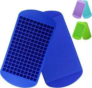 LeeYean Silicone Mini Ice Cube Trays 2 Pack, 160 Small Ice Cube Molds Easy Release Crushed Ice Cube for Chilling Whiskey Cocktail, BPA Free Flexible Stackable and Durable Soft Mold Storage Containers LeeYean Silicone Mini Ice Cube Trays 2 Pack, 160 Small Ice Cube Molds Easy Release Crushed Ice Cube for Chilling Whiskey Cocktail, BPA Free Flexible Stackable and Durable Soft Mold Storage Containers