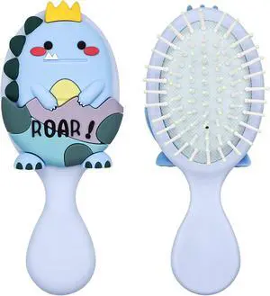Toddler Detangler and Massage Brush - Mini Air Cushion Brush for Kids' Thin Hair - Blue Toddler Detangler and Massage Brush - Mini Air Cushion Brush for Kids' Thin Hair - Blue