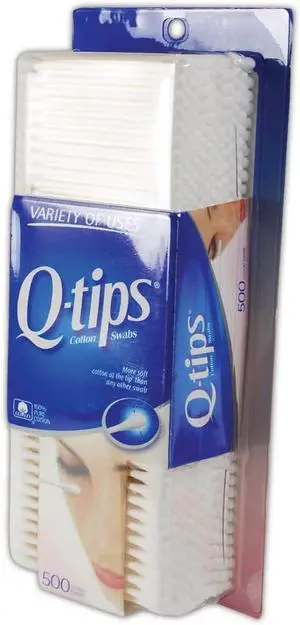 623181 Q-Tips Cotton Swab, Standard, White, 500 Count (Pack of 1) 623181 Q-Tips Cotton Swab, Standard, White, 500 Count (Pack of 1)