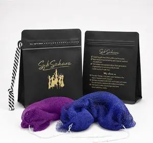 SubSahara African Net Sponge 2 Pack,45-Inch Body & Back Scrubber SubSahara African Net Sponge 2 Pack,45-Inch Body & Back Scrubber