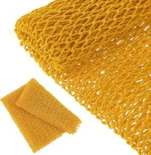 Geiserailie African Net Sponge Long Shower Body Scrubber, Yellow Geiserailie African Net Sponge Long Shower Body Scrubber, Yellow