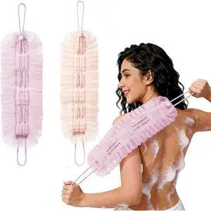 African Net Sponge for Shower, 2PCS Adjustable Exfoliating Washcloth Towel, Body Scrubber Exfoliator for Men & Women, Back Loofah Sponge for Deep Cleaning, Back Washer Wash Sponge for Men Women African Net Sponge for Shower, 2PCS Adjustable Exfoliating Washcloth Towel, Body Scrubber Exfoliator for Men & Women, Back Loofah Sponge for Deep Cleaning, Back Washer Wash Sponge for Men Women