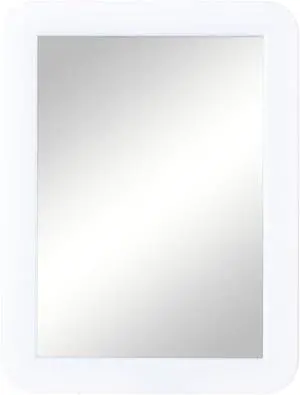 ARTLYMERS Locker Mirror Magnetic, Locker Accessories, 5x7 Real Glass White ARTLYMERS Locker Mirror Magnetic, Locker Accessories, 5x7 Real Glass White