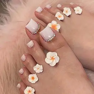 16pcs Flower Toe Separator, Toe Nail Separators, Toes Dividers Pedicures Nail Art Tools(8pcs White Flower+8pcs Purple Flower) 16pcs Flower Toe Separator, Toe Nail Separators, Toes Dividers Pedicures Nail Art Tools(8pcs White Flower+8pcs Purple Flower)