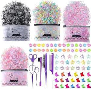 2076 pcs Hair Accessories for Girls Ponytail Holders Toddler Hair Ties with Mini Clip Hair Clips for Girls Rubber Bands Set 2076 pcs Hair Accessories for Girls Ponytail Holders Toddler Hair Ties with Mini Clip Hair Clips for Girls Rubber Bands Set