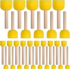 30 Pcs Round Sponges Brush Set, Round Sponge Brushes for Painting, Paint Sponges for Acrylic, Painting Tools for Kids Arts and Crafts (4 Sizes) 30 Pcs Round Sponges Brush Set, Round Sponge Brushes for Painting, Paint Sponges for Acrylic, Painting Tools for Kids Arts and Crafts (4 Sizes)