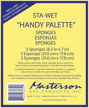 Masterson Sta-Wet Handy Sponge Refill, 8.5 X 7 inches, Package of 3 (857.53) Masterson Sta-Wet Handy Sponge Refill, 8.5 X 7 inches, Package of 3 (857.53)