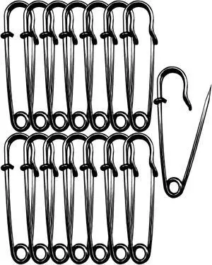 Large Safety Pins,15Pcs 63mm/2.5" Large Safety Pins Heavy Duty Metal Big Safety Pin for Clothes Extra Giant Safety Pin for Fixed Blankets,Shawl,Skirts Black Clothes Pins for Thick Fabric,Leather Large Safety Pins,15Pcs 63mm/2.5" Large Safety Pins Heavy Duty Metal Big Safety Pin for Clothes Extra Giant Safety Pin for Fixed Blankets,Shawl,Skirts Black Clothes Pins for Thick Fabric,Leather