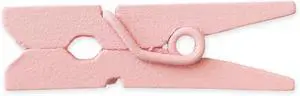 LWR CRAFTS Wooden Mini Clothespins 100 Per Pack 1" 2.5cm (Light Pink) LWR CRAFTS Wooden Mini Clothespins 100 Per Pack 1" 2.5cm (Light Pink)