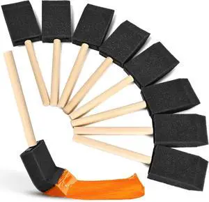 Foam Paint Brushes, 1.6 Inch, 8 Count, Sponge Paint Brush, Foam Brushes for Painting & Staining, Craft & Art Paint Sponges Foam Paint Brushes, 1.6 Inch, 8 Count, Sponge Paint Brush, Foam Brushes for Painting & Staining, Craft & Art Paint Sponges