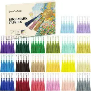 160 Pack Bulk Bookmark Tassels, 5 Inch Soft Silky Tassels with Loops, 20 Colors for Bookmarks, DIY Crafts & Keychain Making, Multi-Color Tassel Set 160 Pack Bulk Bookmark Tassels, 5 Inch Soft Silky Tassels with Loops, 20 Colors for Bookmarks, DIY Crafts & Keychain Making, Multi-Color Tassel Set