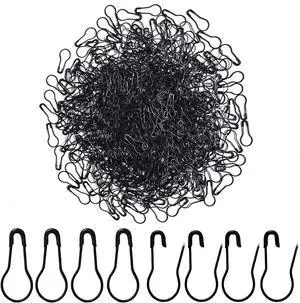 500 Pcs Black Bulb Pins 0.8" Gourd Safety Pins for Craft Project, Home Accessories 500 Pcs Black Bulb Pins 0.8" Gourd Safety Pins for Craft Project, Home Accessories